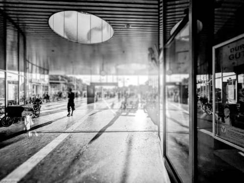 Abendsonne, Bahnhof Gesundbrunnen, Gesundbrunnen, Berlin, August 2024