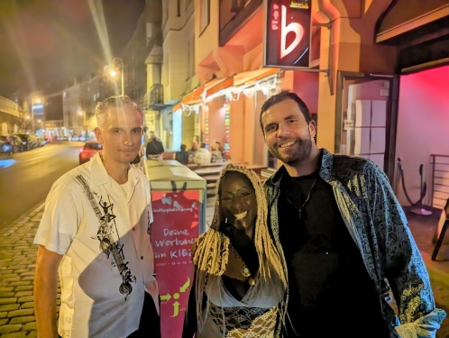 Adam Sikora, Dvora Davis & Michał Limboski, b-flat, Mitte, Berlin, September 2023