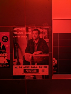 Antoine Villoutreix - live in Berlin, Privatclub, Kreuzberg, April 2024