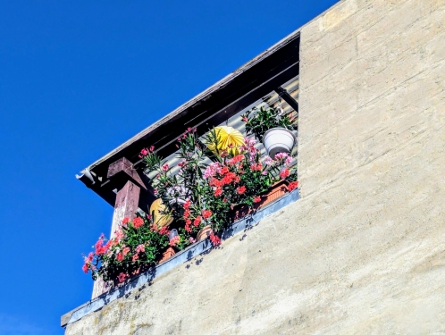 Balkon, Ackerstraße, Mitte, Berlin, Juli 2024
