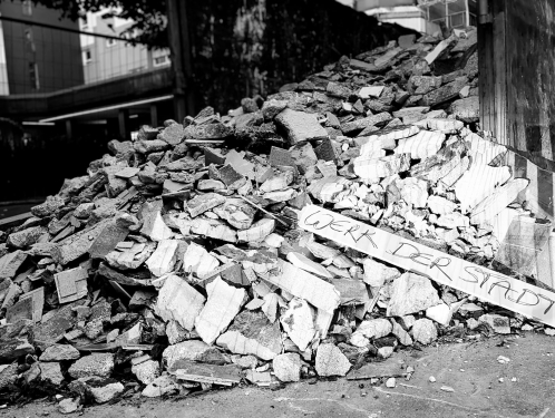 Bauschuttgletscher, Gesundbrunnen, Berlin, September 2024