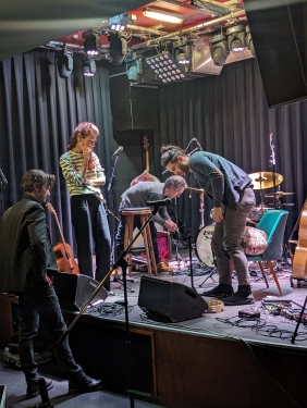 Christoff Raphaël Mortagne (Chrismo), Vero Nouk, Florent Chaintiou & Roman Andor, Privatclub, Kreuzberg, Berlin, April 2024