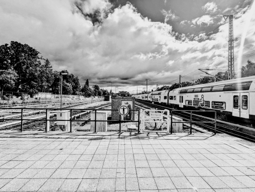 Haltestelle Wannsee, Wannsee, Berlin, Juni 2024