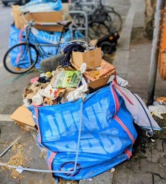 Junk Bag, Badstraße, Gesundbrunnen, Berlin, Mai 2024