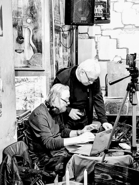 Klaus Schnabel-Koeplin & Roman J. Koschuth, Speiches Rock & Blues Kneipe, Prenzlauer Berg, Berlin, October 2023