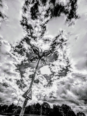 Laterne, Haltestelle Wannsee, Wannsee, Berlin, Juni 2024