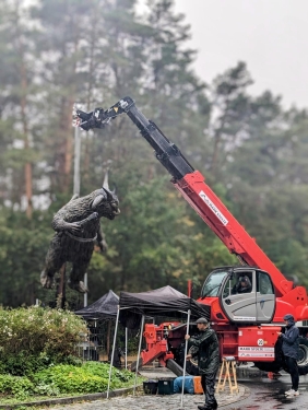 Monster, Nähe Bernau, Brandenburg, Oktober 2023