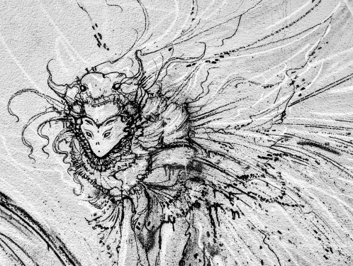 Mural, Juli Jahh, Urban Canvas Parkhaus Wedding, Gesundbrunnen, Berlin, August 2024