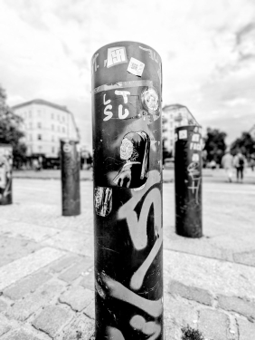 Paste-up, Lef Draw, Poller, Mauerpark, Bernauer Straße, Prenzlauer Berg, Berlin, August 2024