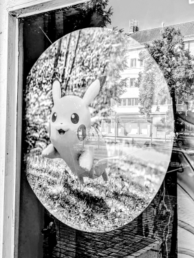 Pikachu, Prenzlauer Allee, Prenzlauer Berg, Berlin, Juni 2024