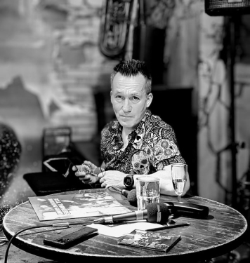 Roland Scull, Speiches Rock  Blueskneipe, Prenzlauer Berg, Berlin, Oktober 2023