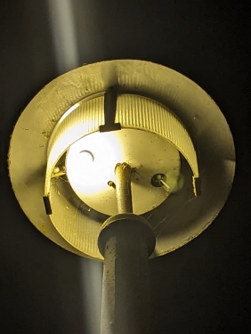 Straßenlampe, Malmöerstraßet, Prenzlauer Berg, Oktober 2023