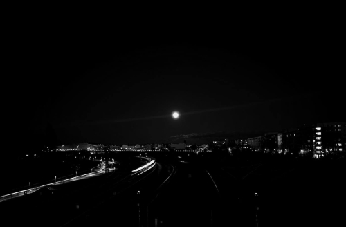 Fullmoonstruck, Swinemünderbrücke, Gesundbrunnen, Berlin, Februar 2024