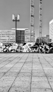 Urban Art, Alexanderplatz, Mitte, Berlin, Juni 2024