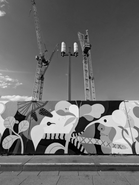 Urban Art, Alexanderplatz, Mitte, Berlin, Juni 2024