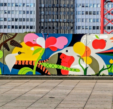 Urban Art, Alexanderplatz, Mitte, Berlin, Juni 2024