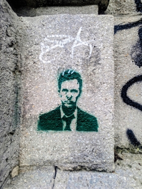 Stencil, Bösebrücke, Prenzlauer Berg, Berlin, Mai 2024