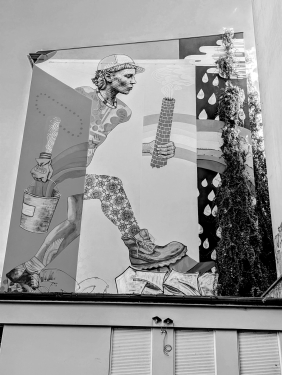 Mural Dedicated to, Various & Gould, Oderberger Straße, Prenzlauer Berg, Berlin, Juni 2024