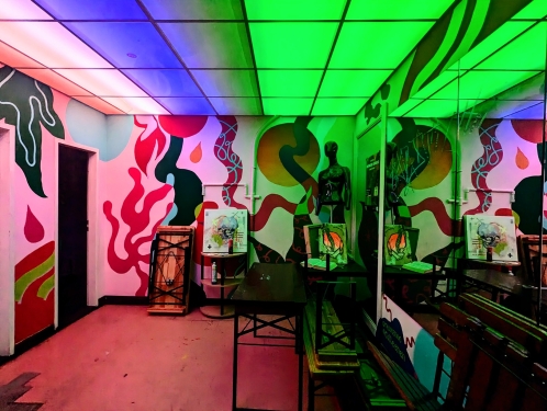 Urban Art, Penny Short Bar, Schillerkiez, Neukölln, Berlin, Juli 2024