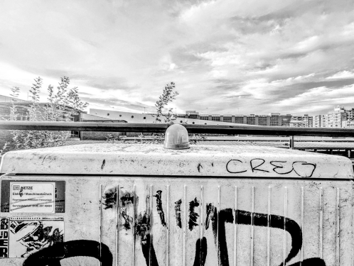 Urban Art, Stromkasten, Bahnhof Gesundbrunnen, Gesundbrunnen, Berlin, August 2024